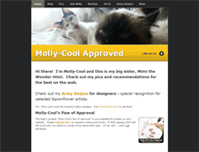 Tablet Screenshot of mollycoolapproved.com